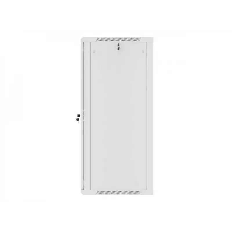 Lanberg sienas montāžas sadales skapis 19'' 27U 600x600mm pelēks (stikla durvis)
