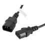 Strāvas kabelis Lanberg CA-C13E-10CC-0018-BK Melns 1.8m
