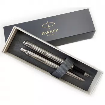 Parker 2093258 pildspalvu komplekts Melns, Sudrabs 2 gab.