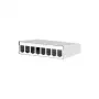 METZ CONNECT BTR E-DAT modul - Installationskasten Netzwerkoberfläche - Pure White, RAL 9010 - 8 Ports - für P/N: 1308990111-I (130861-0802-E)