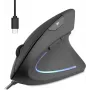 Perixx PERIMICE-513 C vertikāla ergonomiska pele USB-C melna labai rokai