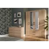 Skapis Topeshop ROMANA 160 SON 11 plaukti 4 durvis Ozols
