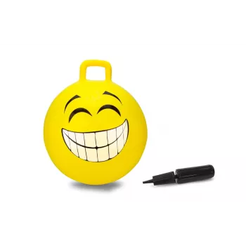 Lēkšanas bumba Jamara Hop Ball Smile, dzeltena, no 1 gada