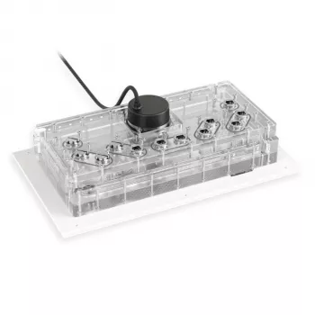 Alphacool Distroplate Apex Dark Base Pro 901 RGB Support – sadales plate ūdens dzesēšanai, modelis 14658