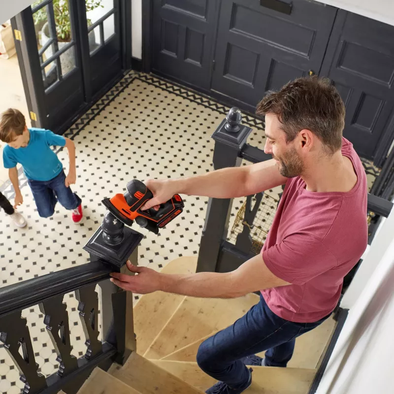 Slīpmašīna detaļām Black & Decker BDCDS18N, bezvada 18V Li-Ion 1.5Ah, 12 000 RPM, melna/oranža