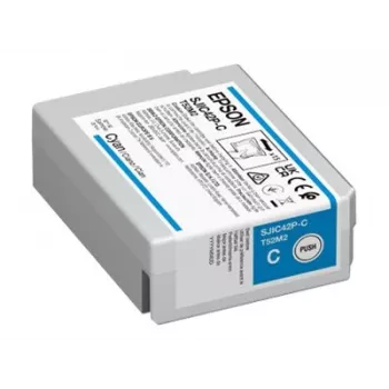 Epson SJIC42P-C oriģinālā ciāna tintes kasetne, 1 gab.
