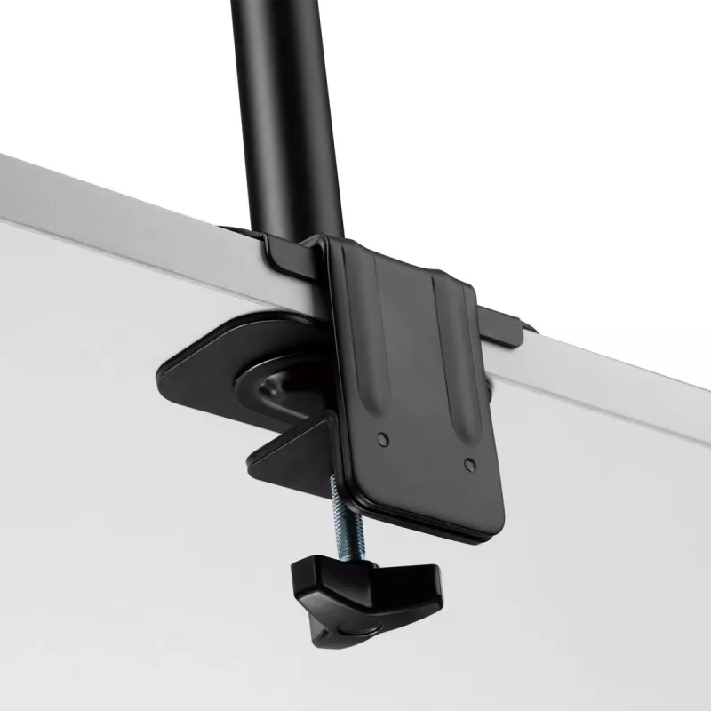 Maclean MC-929 galda virsmas pastiprinājuma plāksne monitora galda stiprinājumiem, melna