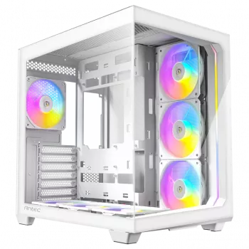 Antec C5 Midi Tornis - Balts - ATX/ITX/micro ATX - Stikls/Plastmasa/Tērauds - 3x 120 mm