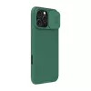 Aizsargmaciņa Nillkin CamShield Pro iPhone 16 Pro Max, zaļa, ar bīdāmu kameras vāciņu