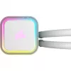 CORSAIR iCUE H100i RGB ELITE šķidruma dzesēšanas sistēma procesoriem 1 iepakojumā balta 120 mm
