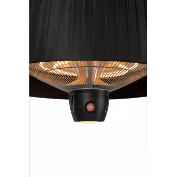 Infrasarkanais sildītājs SUNRED ARTIX C-HB, 1500 W, melns, IP24 āra lietošanai