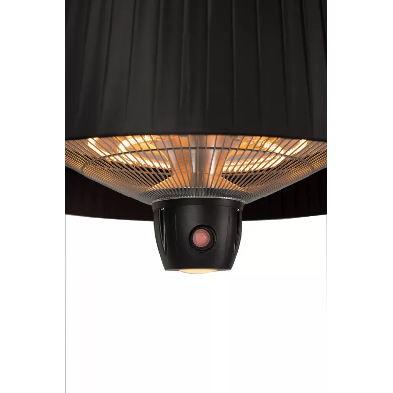 Infrasarkanais sildītājs SUNRED ARTIX C-HB, 1500 W, melns, IP24 āra lietošanai