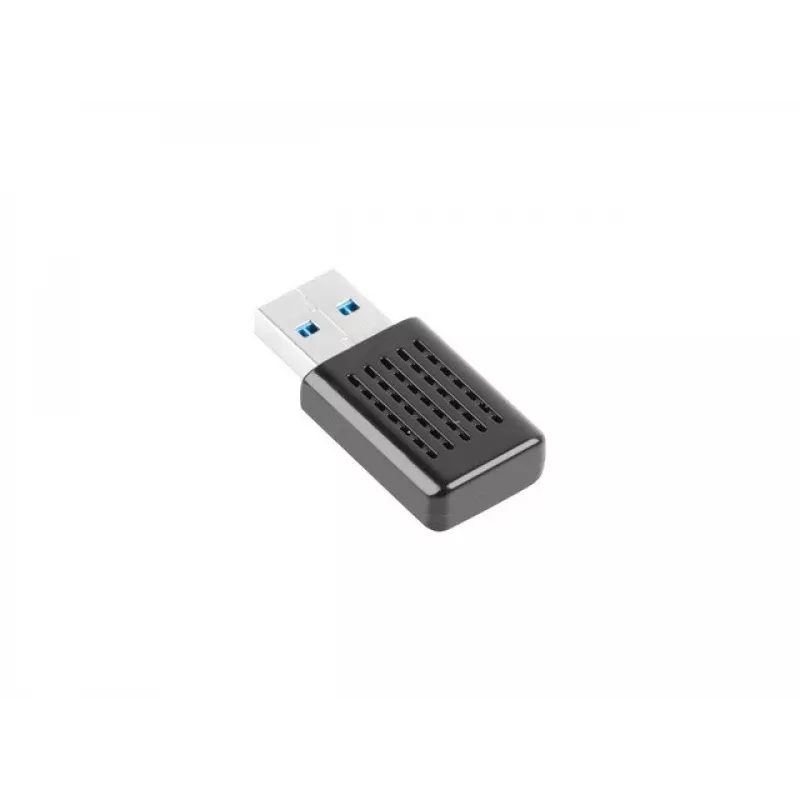Lanberg NC-1200-WI AC1200 USB 3.0 WiFi adapteris diviem frekvencēm, 2 iekšējās antenas, melns