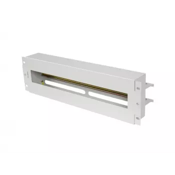 Lanberg AK-VDP103-S 19 collu 3U sprieguma sadales panelis ar DIN TS-35 sliedi, pelēks