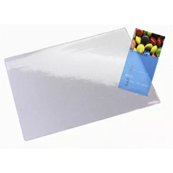 Leitz Plus galda paliktnis, caurspīdīgs, PVC, 650x500 mm