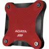 Ārējais SSD ADATA SD620 1 TB, portatīvais, USB 3.2 Gen 2 (Micro-USB B), lasīšana 520 MB/s, rakstīšana 460 MB/s, triecienizturīgs, sarkans