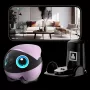 EnaBot Ebo Air 2 Plus mājas mobilais novērošanas robots ar AI kameru, violets