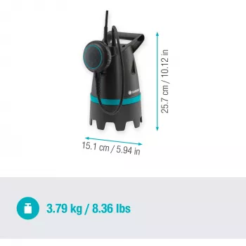 Gardena 09008-47 Dārza Instruments 10500 L Melns