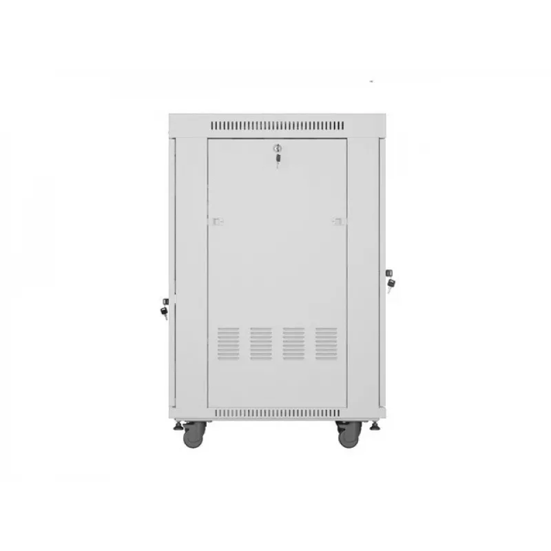Rack skapis LANBERG FF01-6822-12SL 22U brīvi stāvošs, 1233×600×800 mm, IP20, 1200 kg