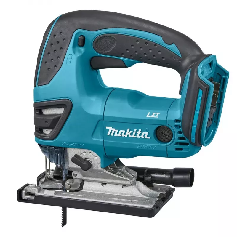 Makita DJV180ZX LXT 18 V akumulatora svārstību finierzāģis, 3 pakāpju svārstības, 0–2600 gājieni/min, bez akumulatora, ar zāģa asmeņiem