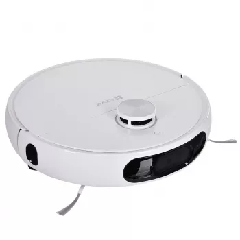 Robotputekļsūcējs EZVIZ RS2 ar kartēšanu, 4000 Pa sūkšana, 5200 mAh akumulators, 220 min darbība, mazgājama mopa pamatne ar 5/5.5 L ūdens tvertnēm