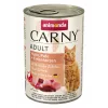 ANIMONDA Carny Adult Chicken, turkey, duck hearts - mitrā barība kaķiem - 400g