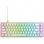 CHERRY K5V2 Kompakta spēļu tastatūra Gaming USB QWERTY Angļu Balta 67 taustiņi RGB LED