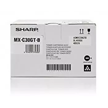Tonera kasetne Sharp MX-C30GTB 3000 lpp Melna