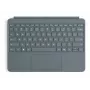 Pārnēsājama bezvadu tastatūra Microsoft Surface EP2-32735 QWERTZ vācu zila Bluetooth Surface Pro 12 collām