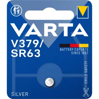 Vienreizējās lietošanas baterija Varta V379 (SR63, 1.55V)