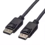 ROLINE 11.04.5767 DisplayPort kabelis 1,5 m Melns