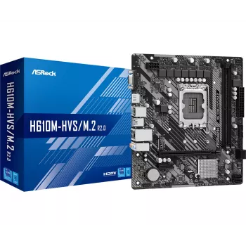 ASRock H610M-HVS/M.2 R2.0 DDR4 LGA1700 Micro-ATX mātesplate