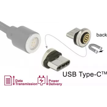 DeLOCK 65933 dzimuma mainītājs USB Type-C vīrišķais uz magnētisko