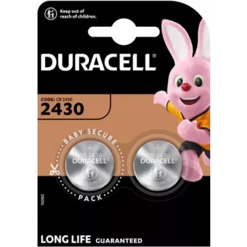 Duracell 152090 CR2430 litija baterija, 3V, 2 gab.