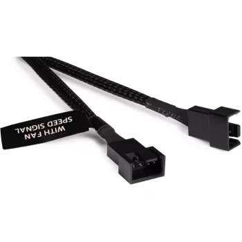 Alphacool 18673 pagarinātāja kabelis 4-pin PWM, melns, 150mm