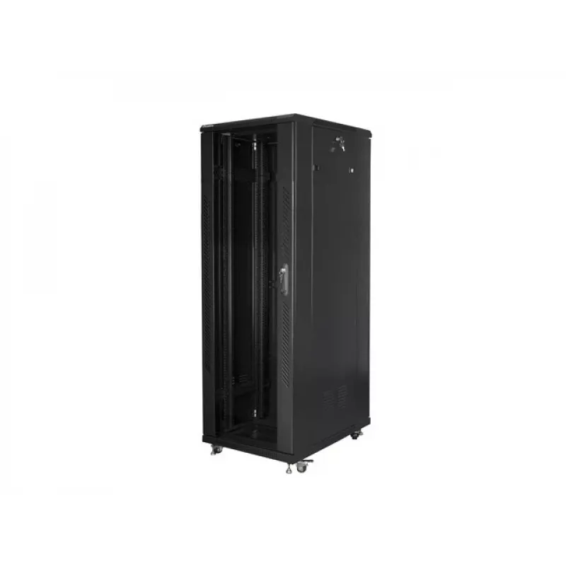 Lanberg FF01-8847-12B stāvošais skapis 47U 19 inch 800x800mm melns