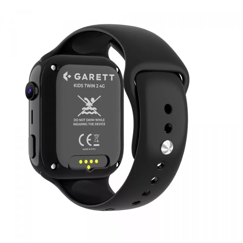 Garett Kids Twin 2 4G Melns viedpulkstenis bērniem