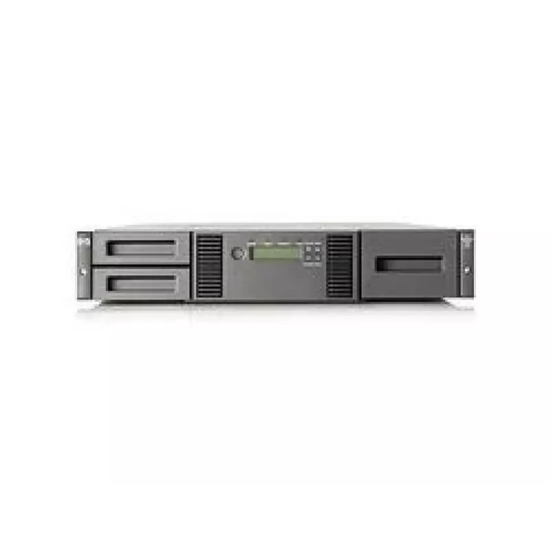 Hewlett Packard Enterprise HPE StorageWorks MSL2024 - Lentu bibliotēka - LTO Ultrium - maksimālais diskdziņu skaits: 2 - Rack - stiprināms statīvā - 2U - svītrkodu lasītājs - ProLiant DL120