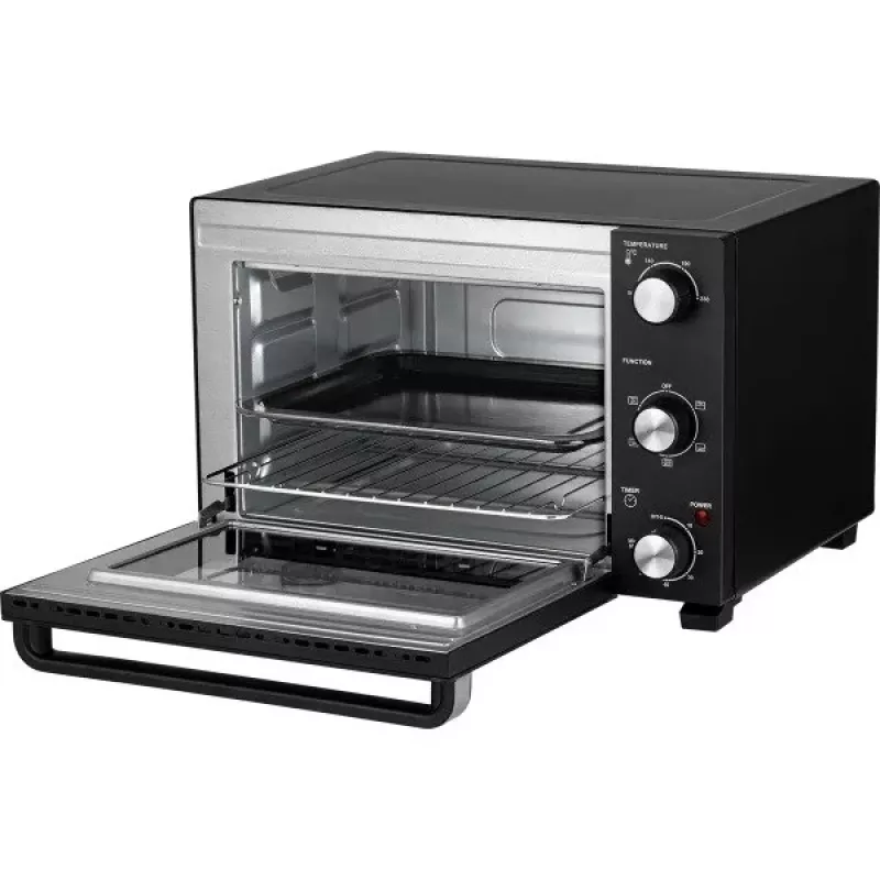 Elektriskais krāsns galda modelis MPM MPE-17/T — 48 L, 1800 W, konvekcija, termostats, rotējošs iesms