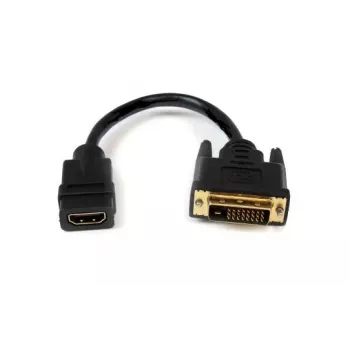 Garbot 31.20.9001 DVI–HDMI adapteris, 15 cm, melns