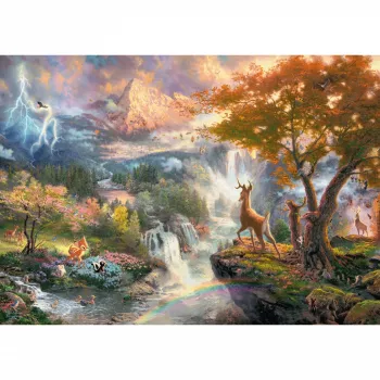 Puzle Schmidt Spiele Disney Bambi 1000 gabali, platums 693 mm, vecumam no 12 gadiem