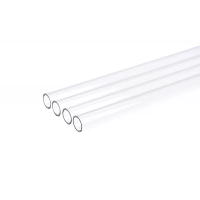 Alphacool 18443 akrila caurule datora dzesēšanas sistēmai — caurspīdīga, Ø 16 mm, garums 60 cm, vītne Ø 13 mm