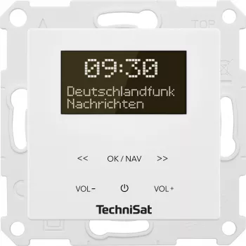 TechniSat DigitRadio UP 55 - DAB+ radio - 2 x 2 W - Balts (0001/3901)
