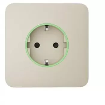 Pārsega plāksne Ajax Smart Socket Type F, ziloņkaula krāsa — 60027
