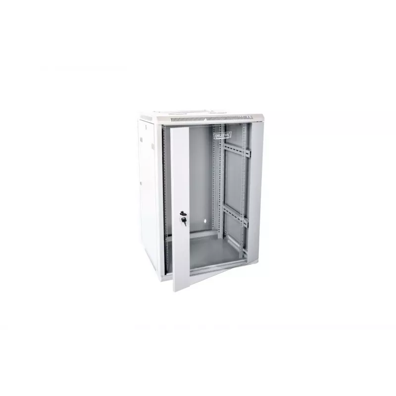 Digitus DN-WD19 12U/600 sienas skapis, 19 inch, gaiši pelēks