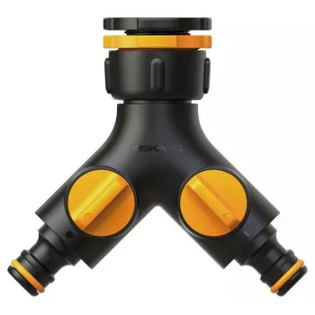 Fiskars 1027061 ūdens šļūtenes pieslēgvieta krāna savienotājs Melns, Oranžs 1 gab.