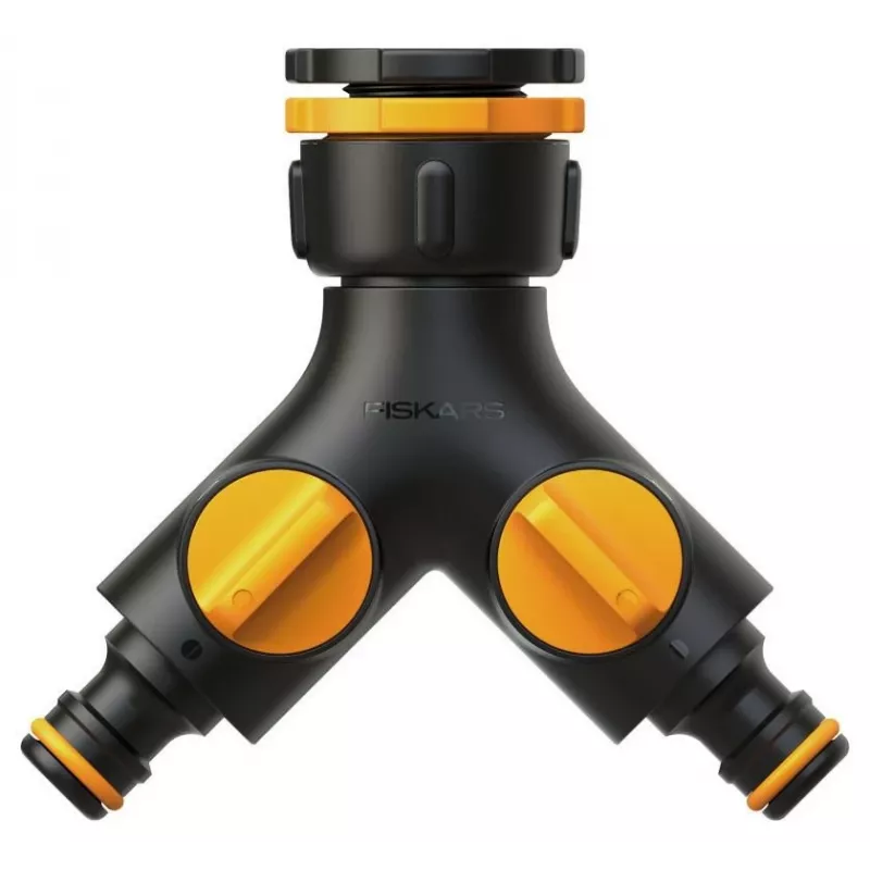 Fiskars 1027061 ūdens šļūtenes pieslēgvieta krāna savienotājs Melns, Oranžs 1 gab.
