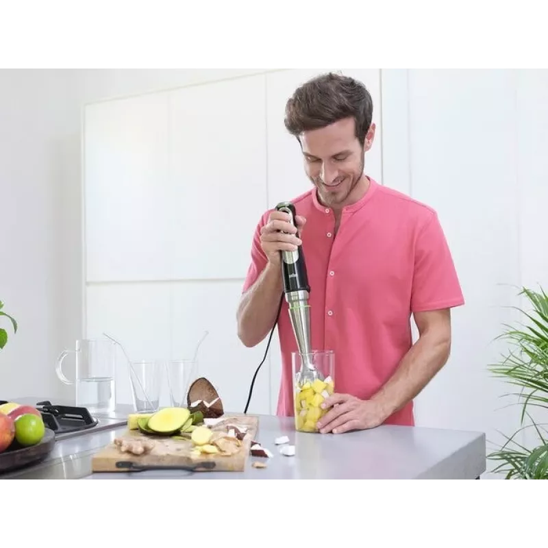 Braun MultiQuick 9 MQ9138XI 0.6 L rokas blenderis 1200 W Melns, Nerūsējošs tērauds