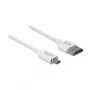 HDMI kabelis DeLOCK 85147 0.25 m A tipa uz D tipa balts