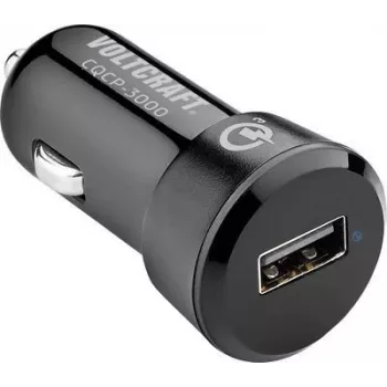 VOLTCRAFT CQCP-3000 USB lādētājs automašīnai, kravas automašīnai, izejas strāva (maks.) 3000 mA, 1 x USB Qualcomm Quick Charge 3.0 (VC-11507505)